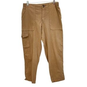 Sonoma Size 10 Cargo Pants Lite Rust Mid Rise Stretch Waist Pockets NWOT